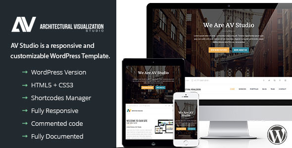 AV Studio - One Page WordPress Theme Logo